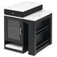 HOMLUX 60" Kitchen Island in Black, , large