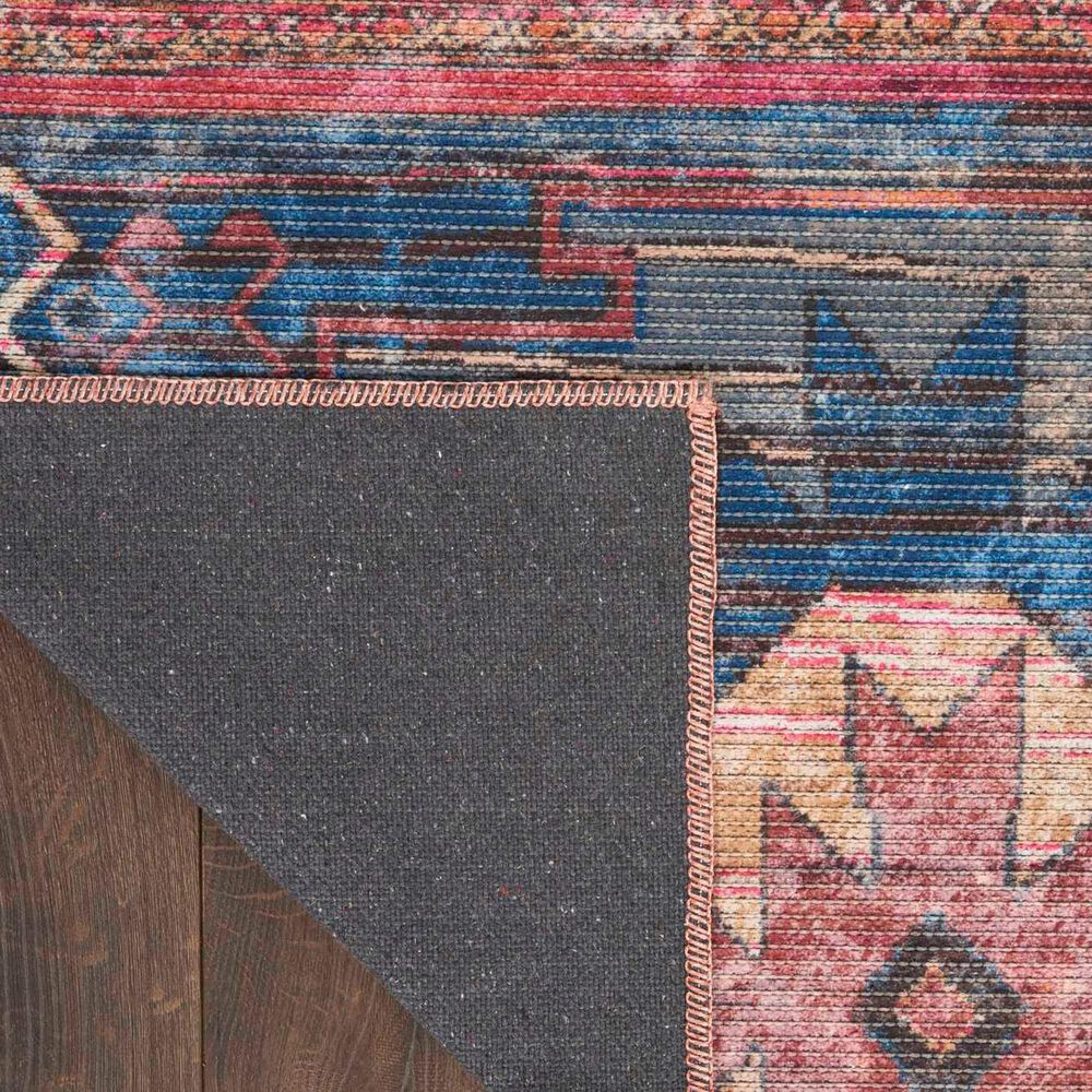57 Grand by Nicole Curtis Series 1 2&#39; x 3&#39;9&quot; Blue, Green and Ivory Area Rug, , large