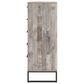 Ashley Neilsville 5-Drawer Chest in Whitewash and Dark Brown, , large
