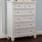 Baby Cache Glendale 6-Drawer Chest in Pure White, , large