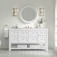 James Martin Terra 30" Round Mirror in Limestone, , large