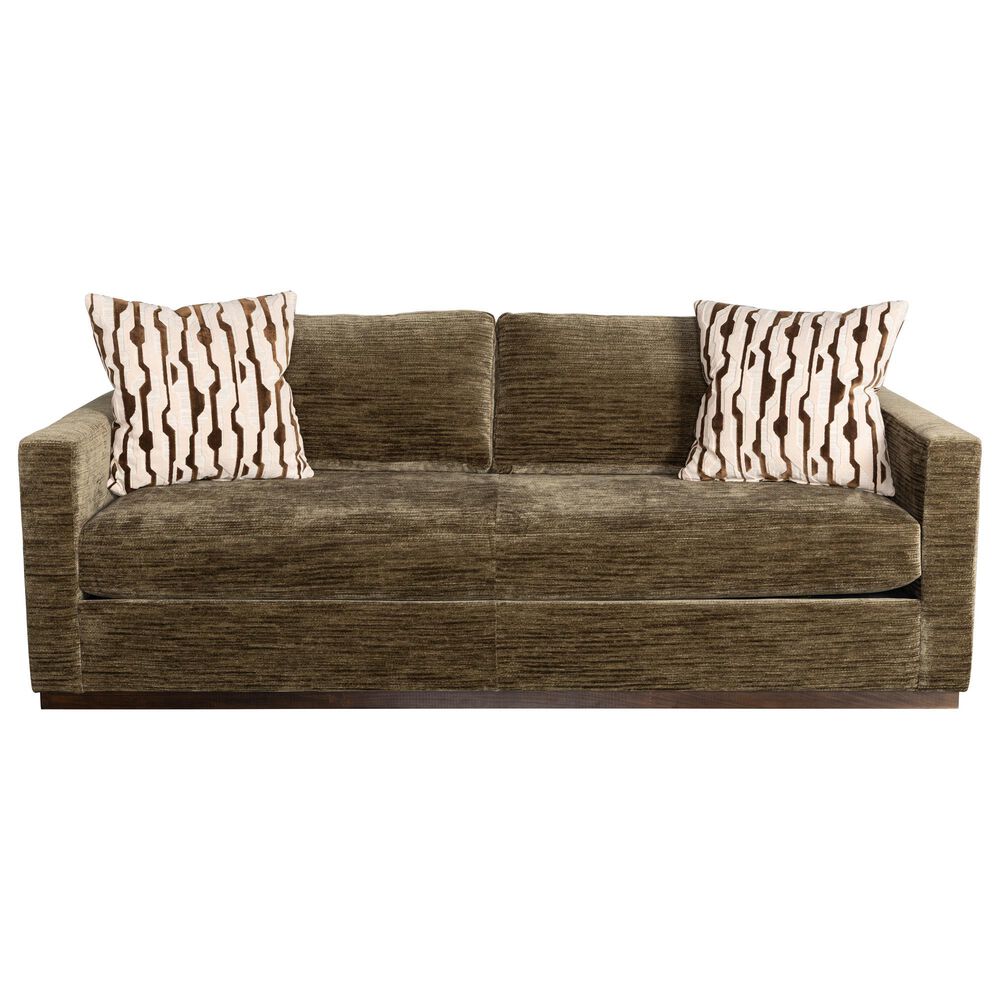 Massoud Furniture Slim Stationary Sofa in Caper, , large