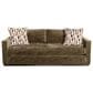 Massoud Furniture Slim Stationary Sofa in Caper, , large