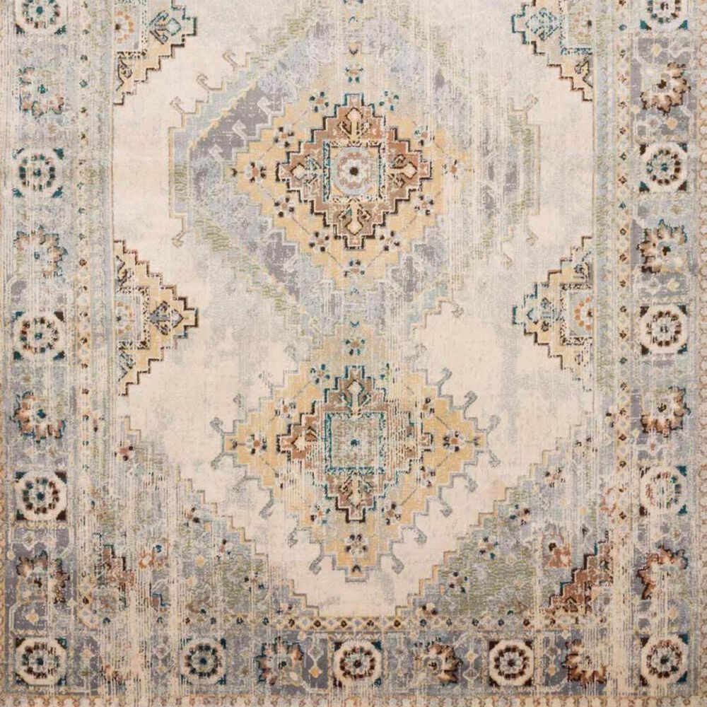 Loloi II Isadora ISA-01 6&#39; x 9&#39; Oatmeal and Silver Area Rug, , large