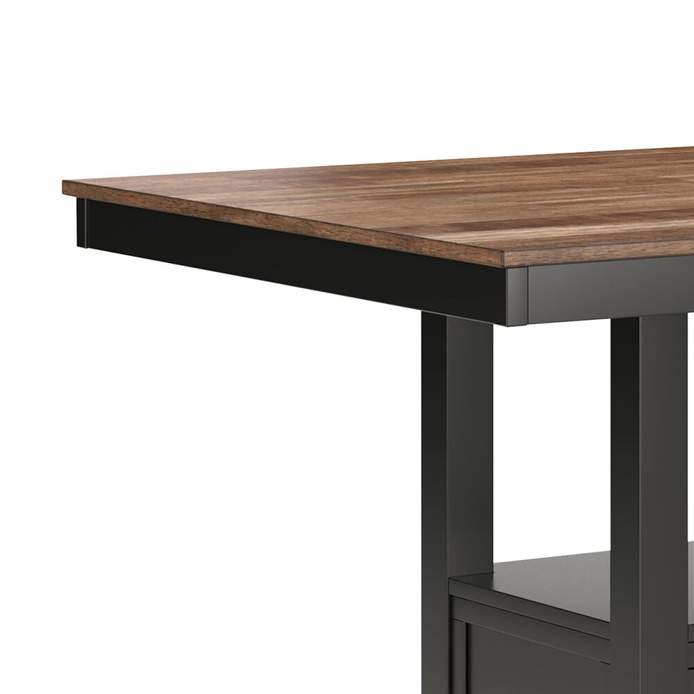 Ashley Wildenauer Counter Height Dining Table and 6 Counter Stools, , large