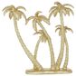 Maple and Jade Coconut Trees Sculpture in Gold, , large
