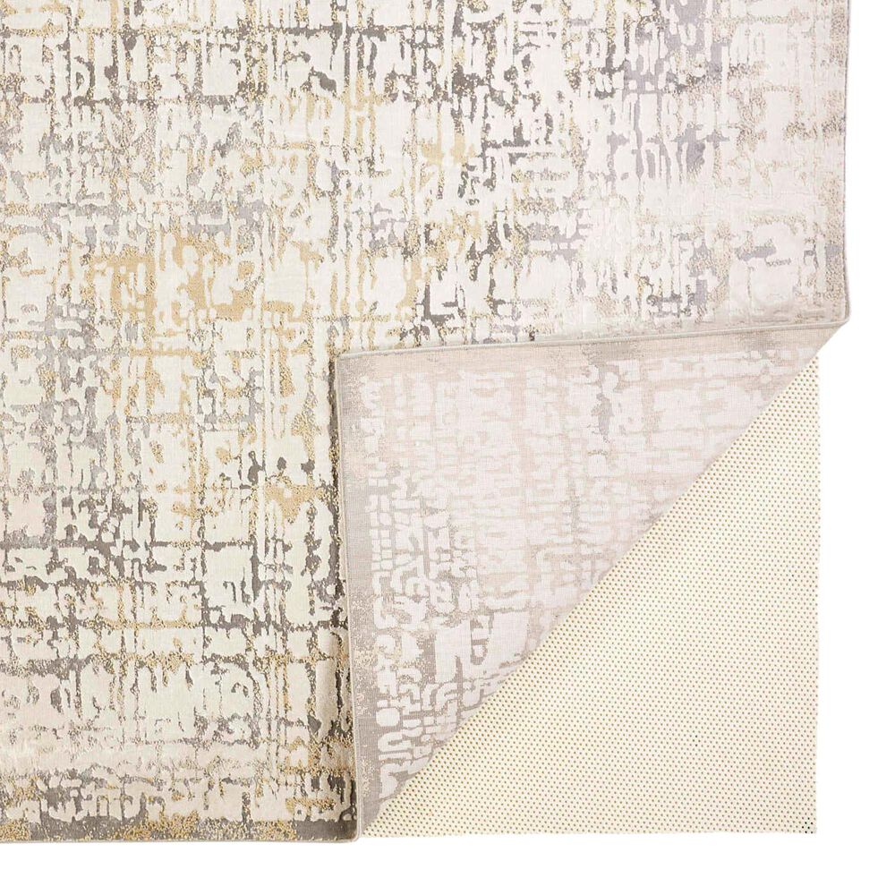 Feizy Waldor Abstract 2&#39;10&quot; x 7&#39;10&quot; Beige Runner, , large