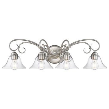 Golden Lighting Homestead 4-Light Bath Vanity in Pewter, , large