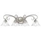 Golden Lighting Homestead 4-Light Bath Vanity in Pewter, , large