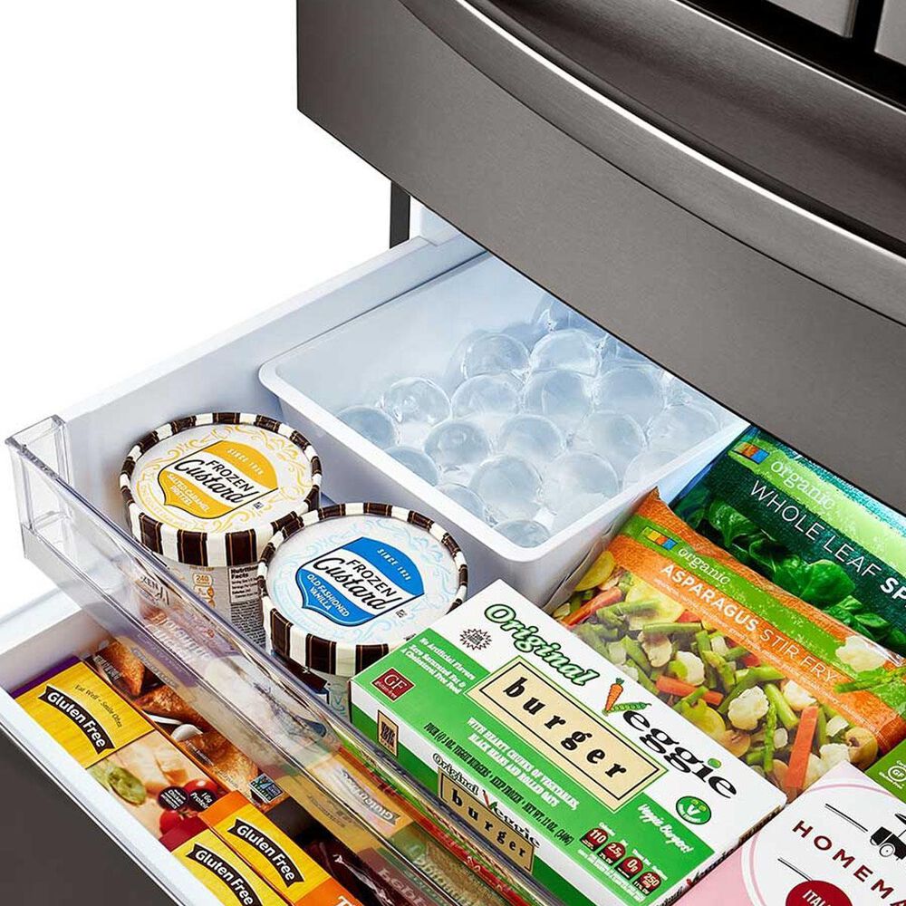 LG 30 Cu. Ft. Smart wi-fi Enabled Refrigerator with Craft Ice&amp;&#35;153 Maker in Black Stainless Steel, , large