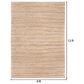 L&R Resources Natural Fiber 9" x 12" Winter Green Area Rug, , large