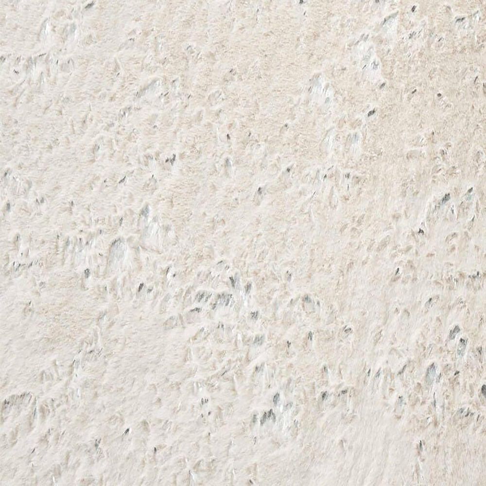 Nourison Cozy Shimmer 7&#39;9&quot; x 9&#39;9&quot; Ivory and Silver Area Rug, , large