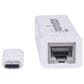 Manhattan Type-C to Gigabit Network Adapter in White, , large