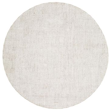 Surya Gakko Charcoal, Ivory, Cream and Tan 7"10" Round Area Rug, , large