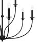 Hunter Southcrest 9-Light Chandelier in Flat Matte Black, , large