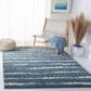 Safavieh Venus Shag VNS603K 5"3" x 7"6" Turquoise and Ivory Area Rug, , large
