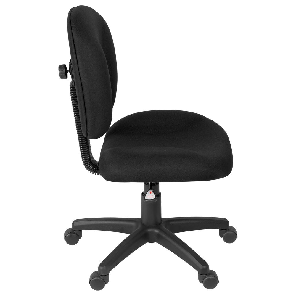 Regency Global Sourcing Comfort Series Swivel Computer Task Chair in Black, , large