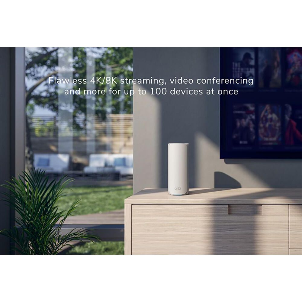 NETGEAR Orbi 770 Series 2-Pack? Tri-Band Wi-Fi 7 Mesh Router in White, , large