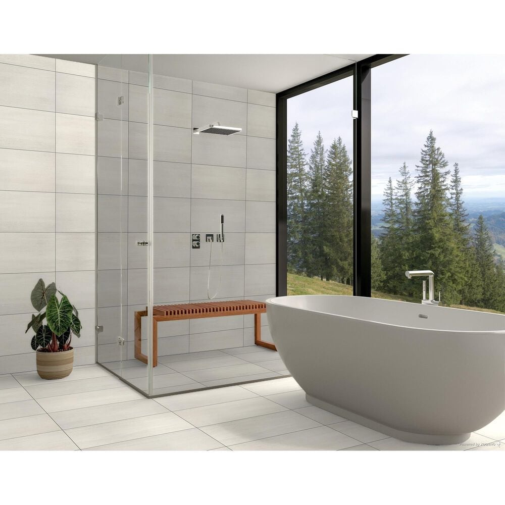 Marazzi Persuade White 12&quot; x 24&quot; Porcelain Tile, , large