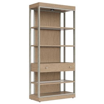 Riverside Furniture Sophie 1-Drawer Etagere in Brown, , large