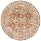 Surya Mona Lisa 5"3" Round Brick Red, Mustard, Tan, Sage, Dark Blue, Olive and Burgundy Area Rug, , large