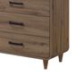 Crown Mark Nyomi 5-Drawer Chest in Light Brown, , large
