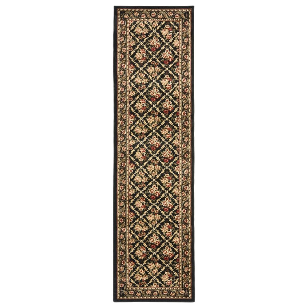 Safavieh Lyndhurst 2"3" x 16" Black Runner, , large