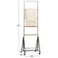 Maple and Jade 61" Industrial Shelving Unit in Black and Natural Brown, , large