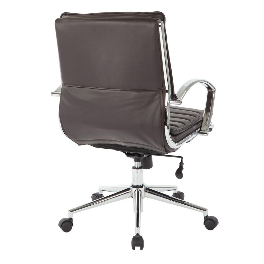 OSP Home SPX Mid Back Managers Chair in Espresso, , large