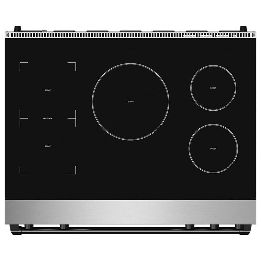Thor Kitchen Gordon Ramsay 6 Cu. Ft. Professional Induction Range with Black Handle Kit in Stainless Steel, , large
