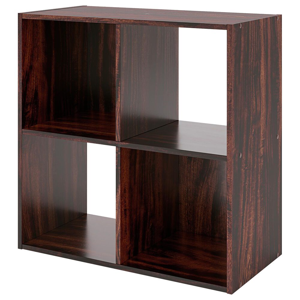 Ashley Glosmount 4-Cube Organizer in Cherry and Light Brown, , large