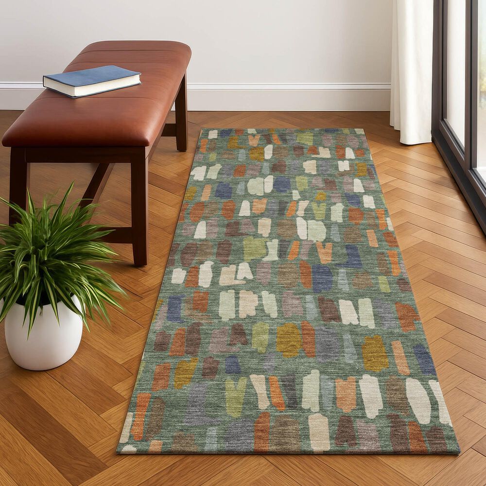 Dalyn Rug Company Kenner KN5 Basil 2'3" x 7'6" Runner, , large
