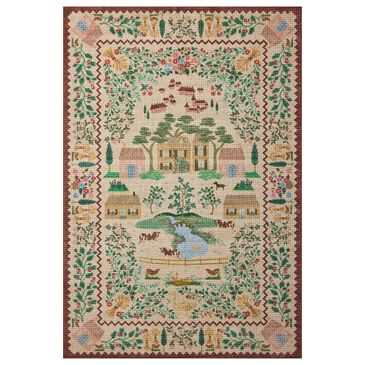 Rifle Paper Co. x Loloi Orchard Antique Ivory and Multicolor 2"6" x 9"6" Runner, , large