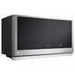 LG 2-Piece Kitchen Package with 6.3 Cu. Ft. Smart Freestanding Gas Range and 2.1 Cu. Ft. Smart Over-the-Range Microwave in Printproof Stainless Steel, , large