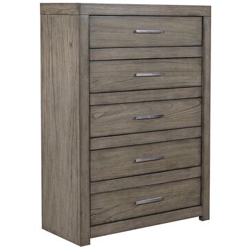 at HOME Modern Loft 5 Drawer Chest in Greystone, , large