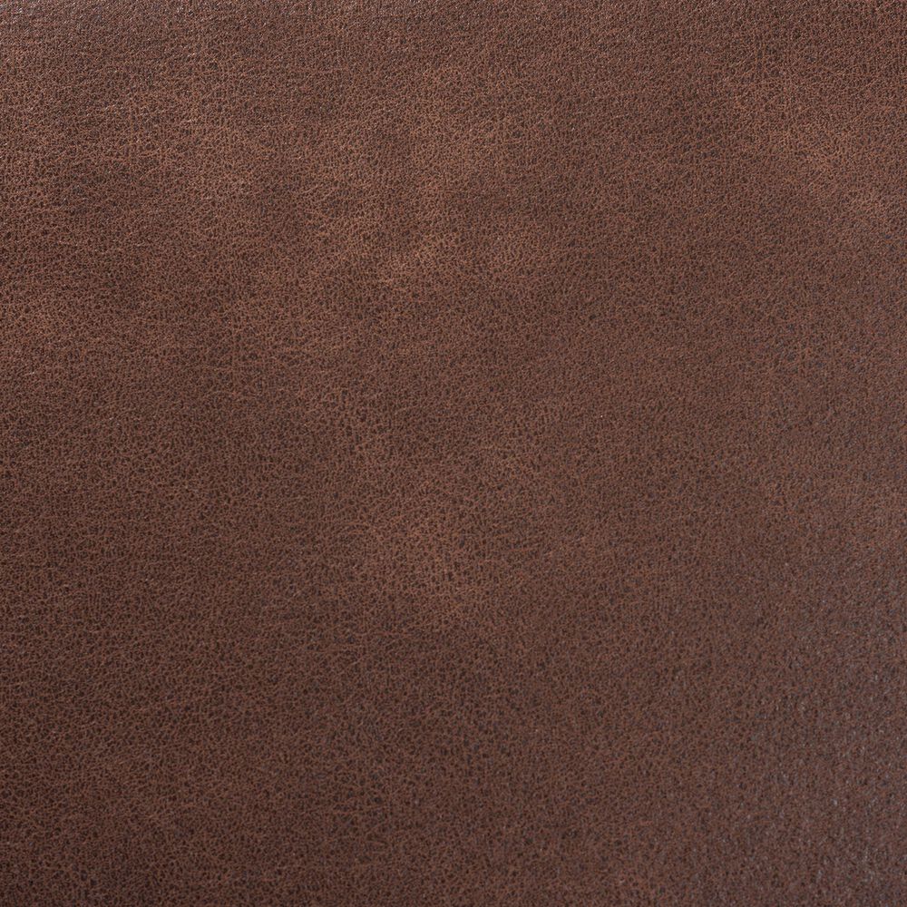 Baxton Studio Sigrid Upholstered Ottoman in Dark Brown, , large