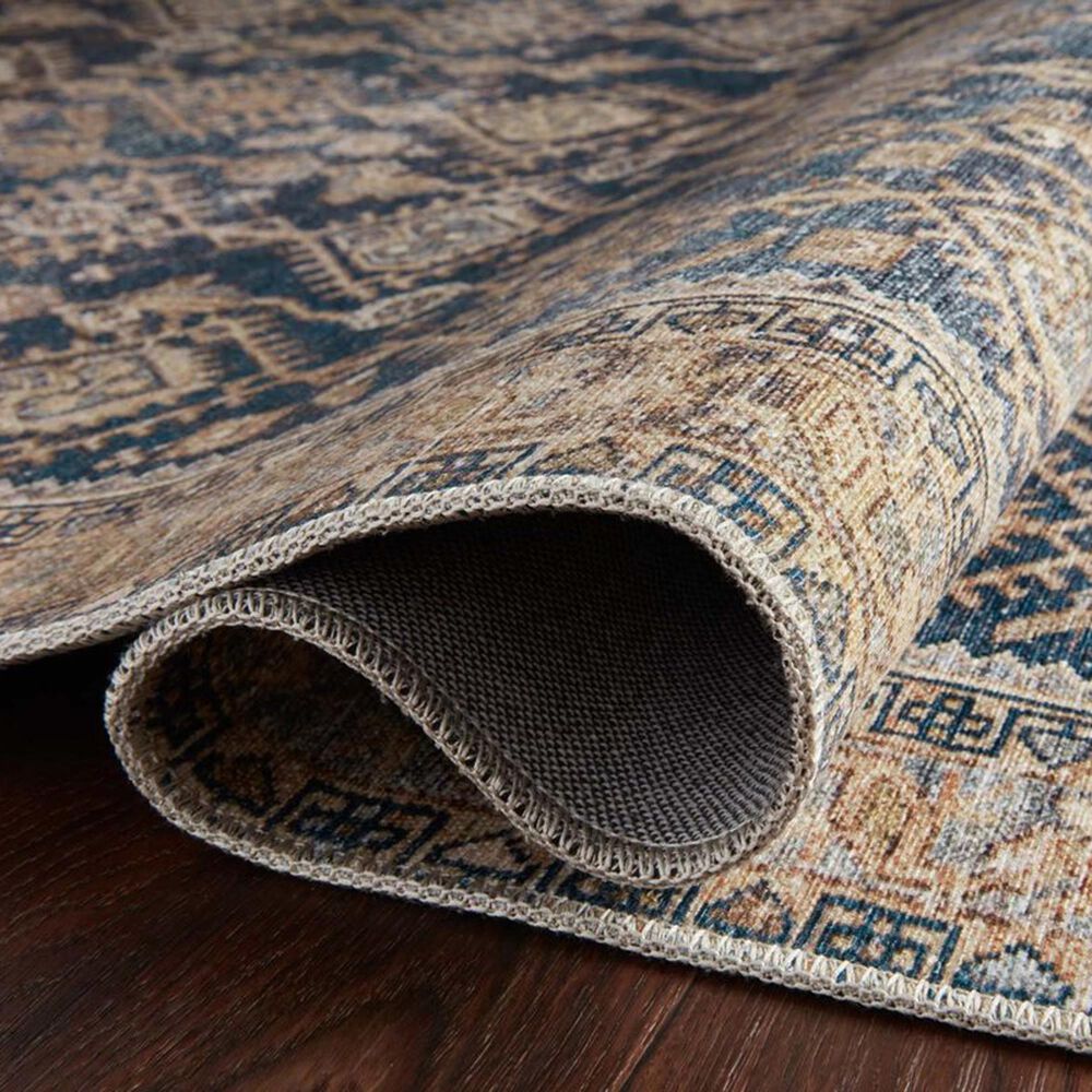 Magnolia Home Lenna LEA-01 7&#39;6&quot; x 9&#39;6&quot; Indigo and Natural Area Rug, , large