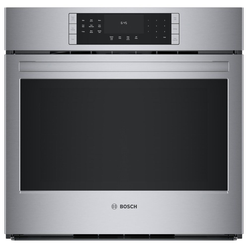 Bosch 800 Series 2-Piece Kitchen Package with 30&quot; Single Wall Oven 36&quot; Gas Cooktop and in Stainless Steel, , large