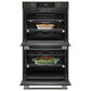 KitchenAid 2-Piece Kitchen Package with Black Ore 30" Smart Double Wall Oven and Stainless Steel 30" Gas Cooktop, , large