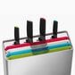 Joseph Joseph Folio Icon Plus 8-Piece Chopping Board and Knife Set in Multicolor, , large