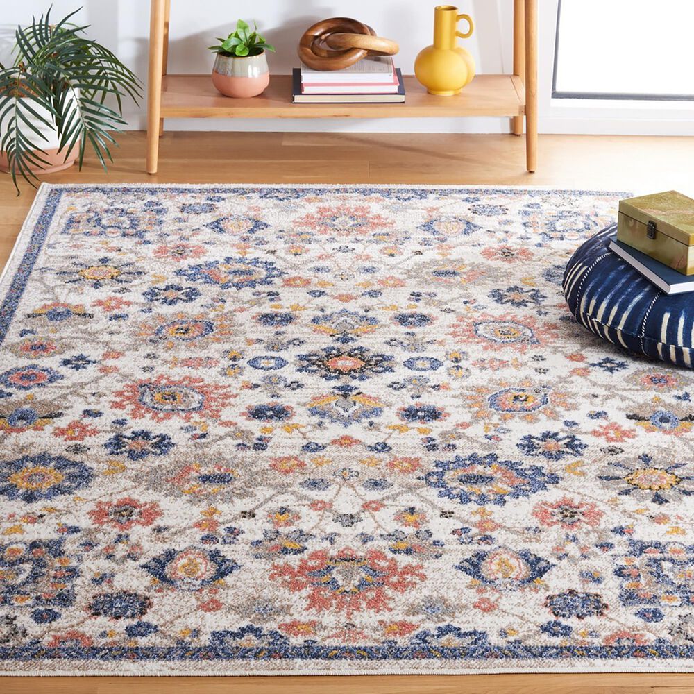 Safavieh Astoria 8&#39; x 10&#39; Beige and Blue Area Rug, , large