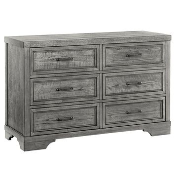 Eastern Shore Foundry 6 Drawer Dresser in Brushed Pewter, , large
