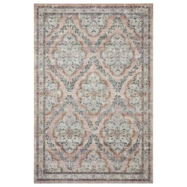 Loloi Courtyard 5" x 7"6" Chateau Blush Area Rug, , large