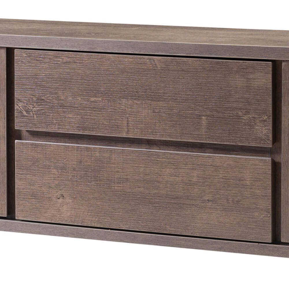 Global Movement Italia 2-Drawer TV Stand in Walnut Oak, , large