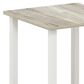 HOMLUX 2-Tier End Table in Sonoma Oak and White (Set of 2), , large