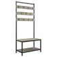 Linden Boulevard Hayes Hall Tree in Dark Brown and Grey, , large