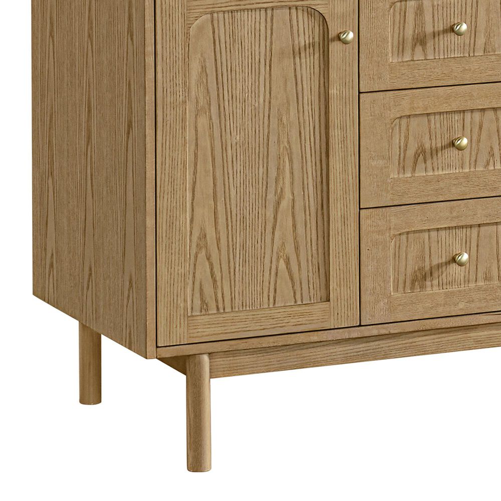 James Martin Vanities Laurent 60&quot; Double Bathroom Vanity Cabinet in Light Natural Oak, , large