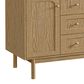 James Martin Vanities Laurent 60" Double Bathroom Vanity Cabinet in Light Natural Oak, , large