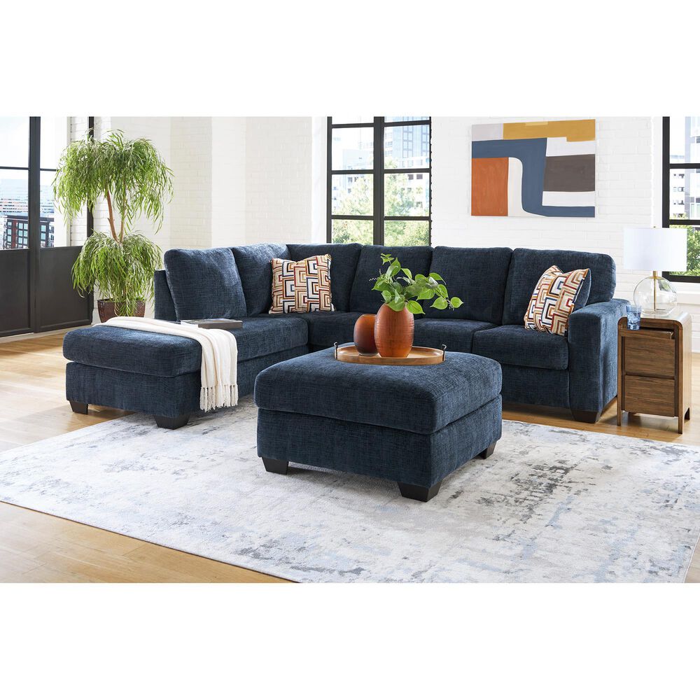 Ashley Aviemore 2-Piece Sectional with Left-Facing Chaise in Ink, , large