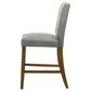 Coaster Paxton Counter Chair with Grey Upholstery in Warm Brown, , large